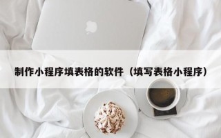 湘西制作小程序填表格的软件（填写表格小程序）