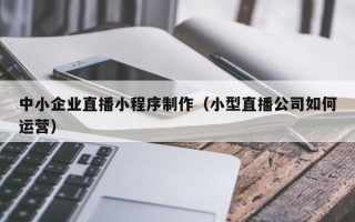 湘西中小企业直播小程序制作（小型直播公司如何运营）